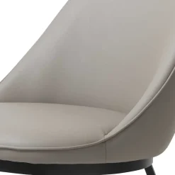 Wohnen Stühle<Skandi Kunstlederstuhl in Taupe & Schwarz - Johns