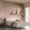 Wohnen Betten<Skandi Polsterbett in Creme Boucle - Jandaria