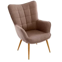 Wohnen Sessel<Skandi Polstersessel in Beige - Trees