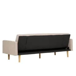 Wohnen Betten<Skandi Schlafsofa in Beigegrau - Anhora