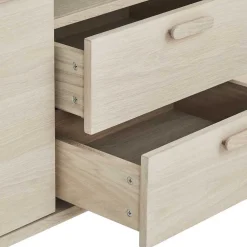 Wohnen Tv & Hifi-Möbel|Lowboards<Skandi Sideboard in Eiche Weiß - Lametla