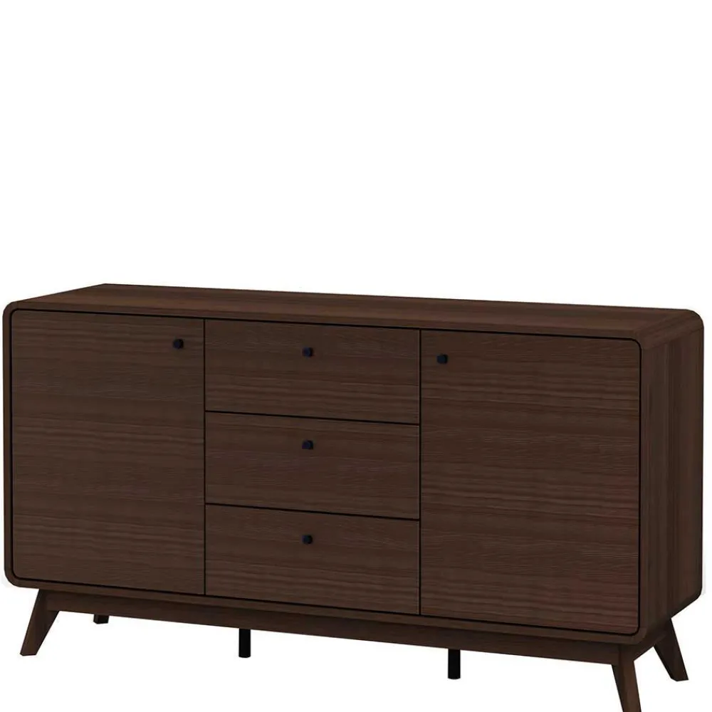 Wohnen Sideboards<Skandi Sideboard in Walnuss Optik - Pastilla