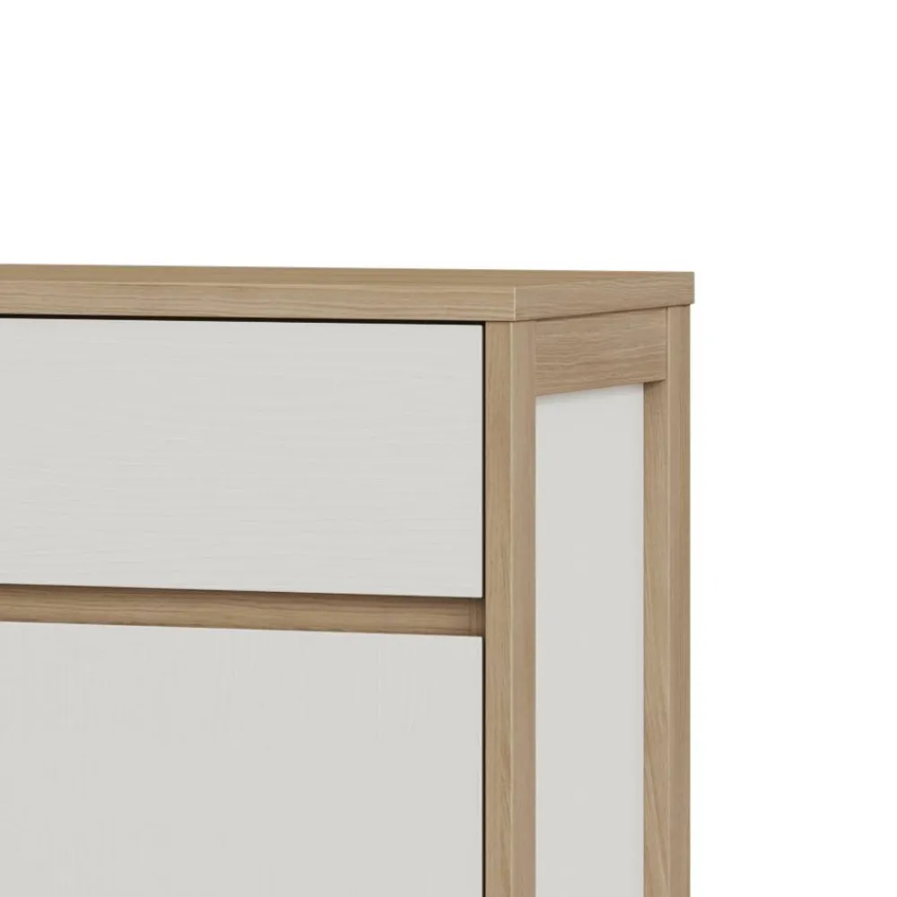 Wohnen Sideboards<Skandi Sideboard in Weiß und Eiche Dekor - Ovidio
