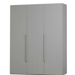Wohnen Kleiderschränke|Schränke<Skandi 3-türiger Schlafzimmerschrank in Grau - Rochella