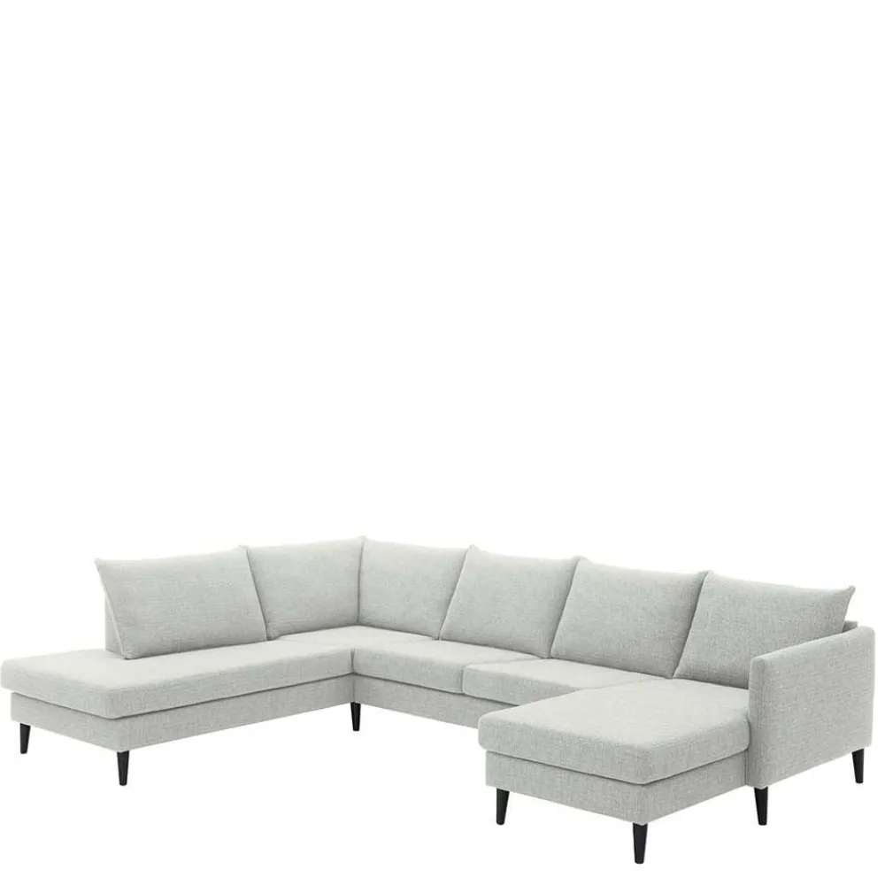 Wohnen Sofas<Skandi Wohnlandschaft in U-Form - offwhite - Udessa