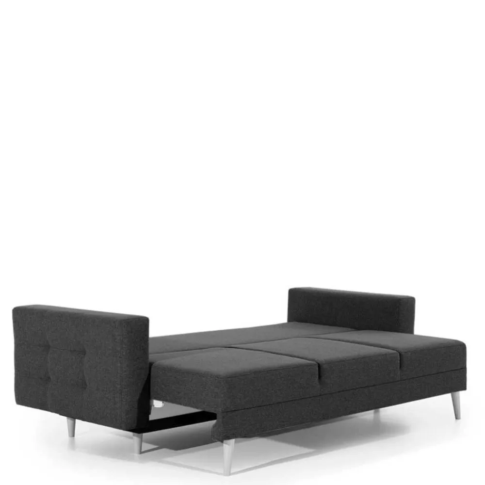 Wohnen Sofas<Sofa mit Bettfunktion in Altrosa Samt - Graland