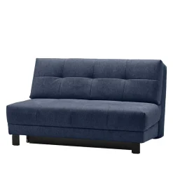 Wohnen Betten|Sofas<Sofa mit Bettfunktion in Blau Webstoff - Sulara