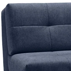 Wohnen Betten|Sofas<Sofa mit Bettfunktion in Blau Webstoff - Sulara