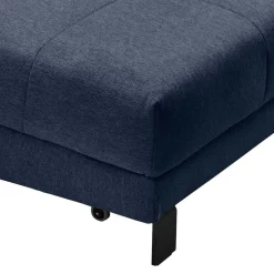 Wohnen Betten|Sofas<Sofa mit Bettfunktion in Blau Webstoff - Sulara