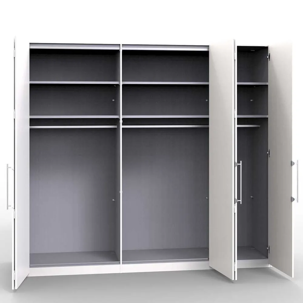 Wohnen Kleiderschränke|Schränke<Spiegel Kleiderschrank in Holz-Nachbildung - Crenba