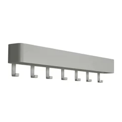 Wohnen Garderoben<Stahl Hängegarderobe in Graugrün - Ruamantico