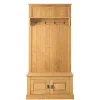 Wohnen Garderoben<Standgarderobe aus Kiefer Massivholz - Kumico