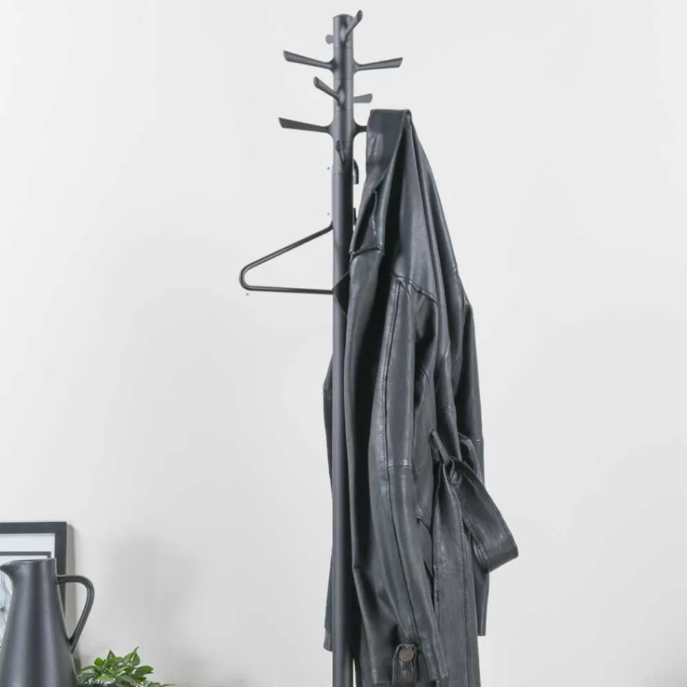 Wohnen Garderoben<Standgarderobe Garderobenständer aus Stahl - Paola