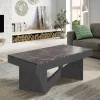 Wohnen Tische<Staufach Couchtisch in Schwarzgrau & Dunkelgrau - Cadruna