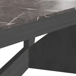 Wohnen Tische<Staufach Couchtisch in Schwarzgrau & Dunkelgrau - Cadruna