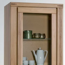 Wohnen Wohnwände<Stauraum Anbauwand aus Holz - Uhelia (vierteilig)