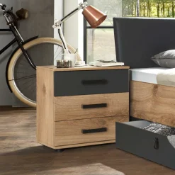 Wohnen Betten<Stauraum Bett mit 180x200 cm Liegefläche - Enegal