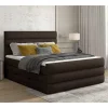 Wohnen Betten<Stauraum Boxspringbett in Braun Stoff - Birt