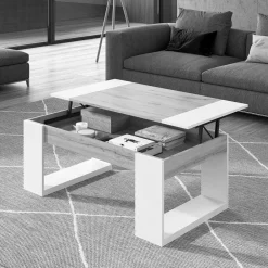 Wohnen Tische<Stauraum Couchtisch mit Tischplatte zum Hochklappen - Pazionan