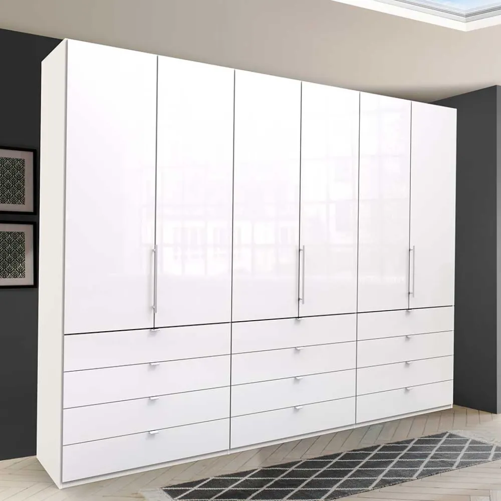 Wohnen Kleiderschränke<Stauraum Schlafzimmerschrank in Weiß - Dolienca