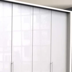 Wohnen Kleiderschränke<Stauraum Schlafzimmerschrank in Weiß - Dolienca