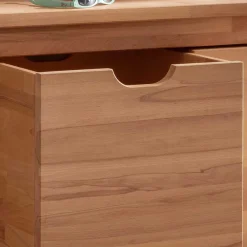 Wohnen Sitzbank<Stauraumbank mit 3 Kisten aus Buche - Shimousa