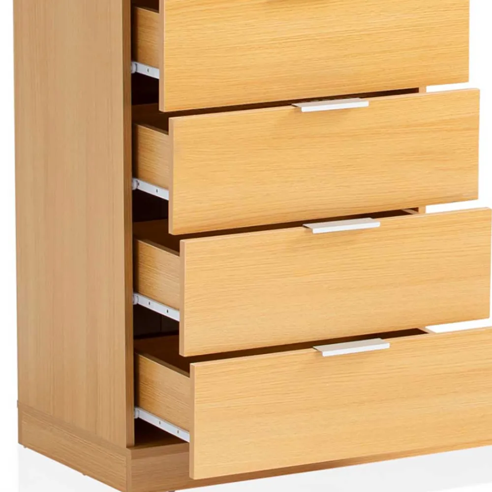Wohnen Garderoben<Stehende Garderobe mit sechs Schubladen - Jannick