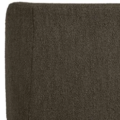 Wohnen Stühle<Stühle aus braunem Boucle Stoff - Convilla (2er Set)