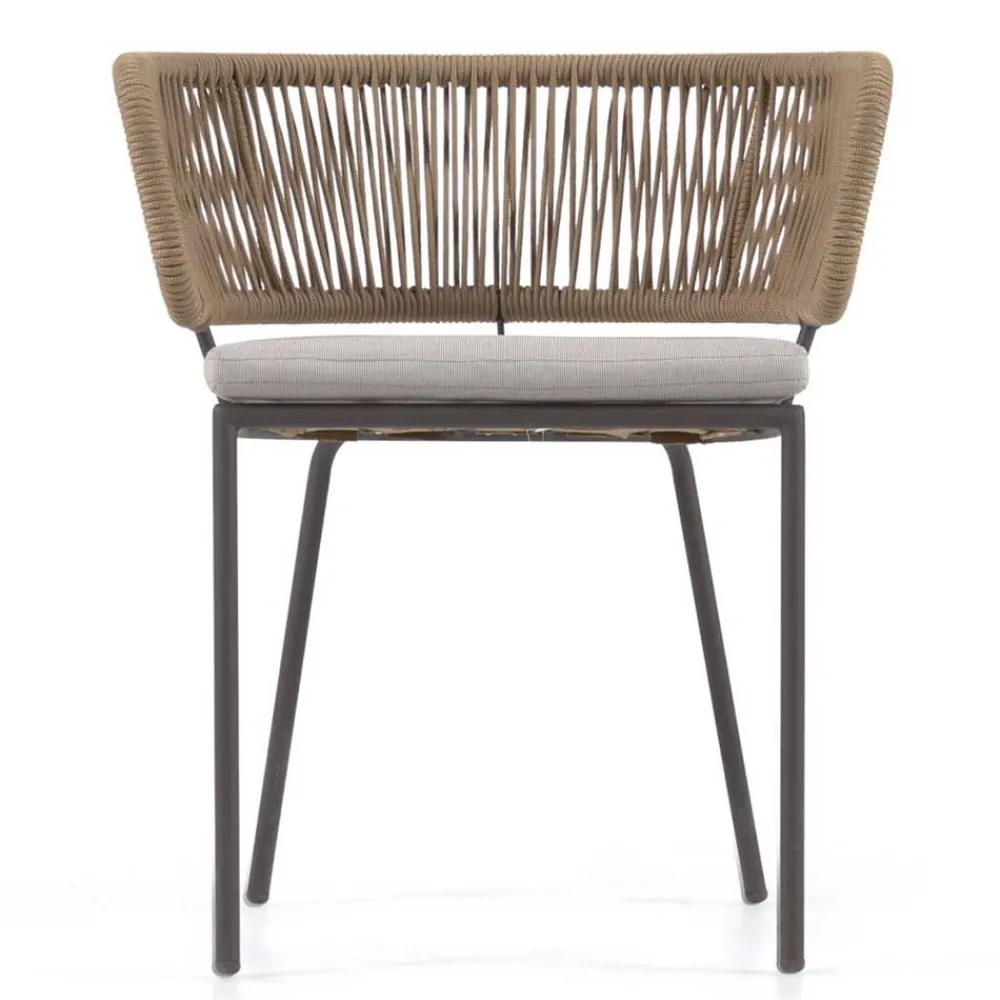 Wohnen Stühle<Stühle aus Kordelgeflecht Beige - Wanisha (4er Set)