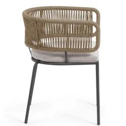 Wohnen Stühle<Stühle aus Kordelgeflecht Beige - Wanisha (4er Set)