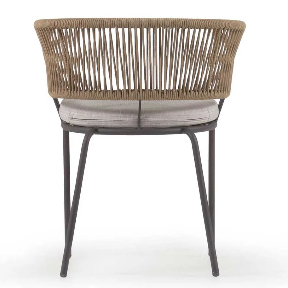 Wohnen Stühle<Stühle aus Kordelgeflecht Beige - Wanisha (4er Set)