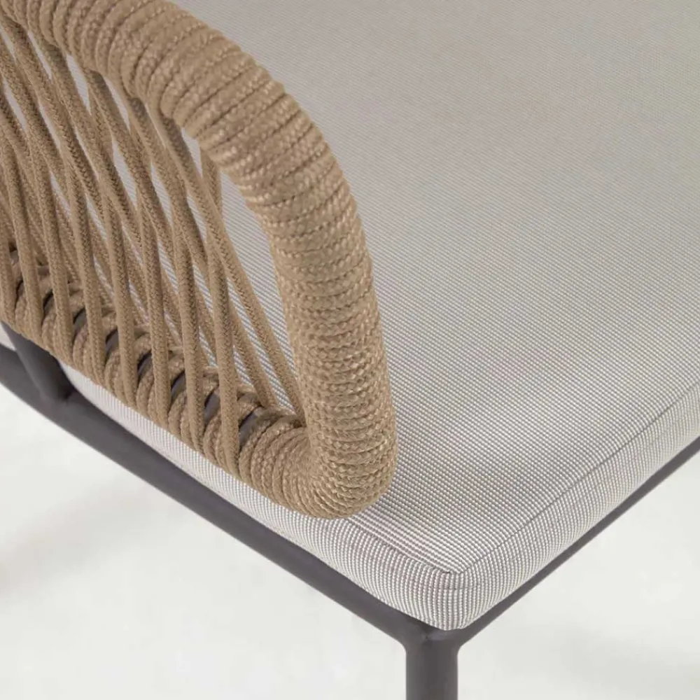 Wohnen Stühle<Stühle aus Kordelgeflecht Beige - Wanisha (4er Set)