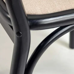 Wohnen Stühle<Stühle aus Ulme & Rattan & Stoff - Boxtan (2er Set)