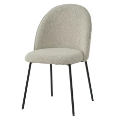 Wohnen Stühle<Stühle in Beigegrau mit Schwarz - Facanella (2er Set)