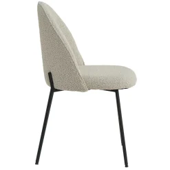 Wohnen Stühle<Stühle in Beigegrau mit Schwarz - Facanella (2er Set)