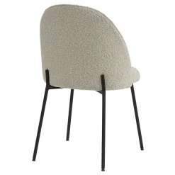 Wohnen Stühle<Stühle in Beigegrau mit Schwarz - Facanella (2er Set)