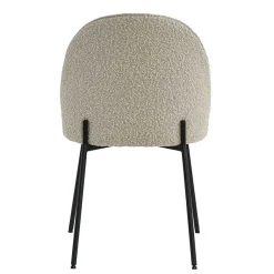 Wohnen Stühle<Stühle in Beigegrau mit Schwarz - Facanella (2er Set)