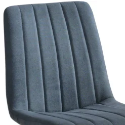 Wohnen Stühle<Stühle in Blaugrau und Schwarz - Filio (4er Set)