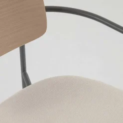 Wohnen Stühle<Stühle in Eiche & Beige & Schwarz - Salute (4er Set)
