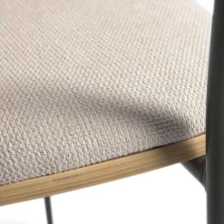 Wohnen Stühle<Stühle in Eiche & Beige & Schwarz - Salute (4er Set)