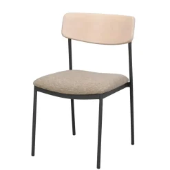 Wohnen Stühle<Stühle mit Polstersitz in Beige - Gora (2er Set)