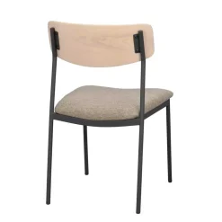 Wohnen Stühle<Stühle mit Polstersitz in Beige - Gora (2er Set)