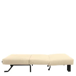 Wohnen Sofas<Stoff Schlafsessel in Beige und Schwarz - Setubal