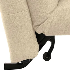Wohnen Sofas<Stoff Schlafsessel in Beige und Schwarz - Setubal