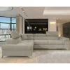 Wohnen Betten|Sofas<Stoffcouch mit Bettfunktion in Taupe - Moglesia