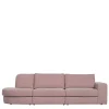 Wohnen Sofas<Stoffsofa mit Armlehne rechts in Rosa - Jilatov