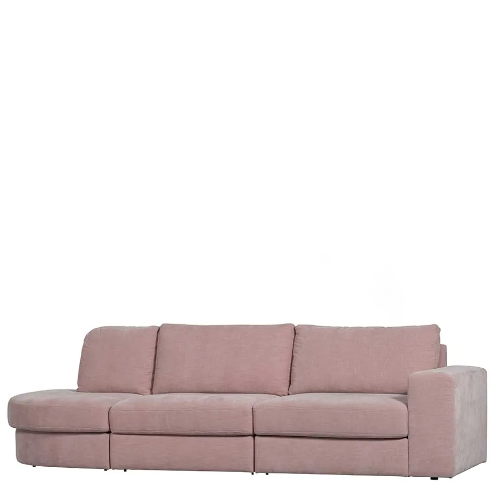 Wohnen Sofas<Stoffsofa mit Armlehne rechts in Rosa - Jilatov