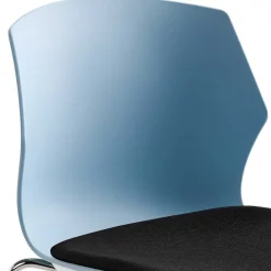 Wohnen Stühle<Stuhl zum Stapeln in Blaugrau & Schwar - Kedniel
