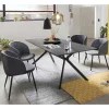 Wohnen Sitzgruppe<Stylische Tischgruppe fürs Esszimmer - Contrada (fünfteilig)