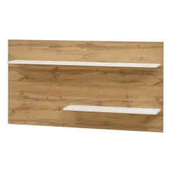 Wohnen Wohnwände<Stylische Wohnwand in Weiß & Wildeiche - Nonessia (vierteilig)